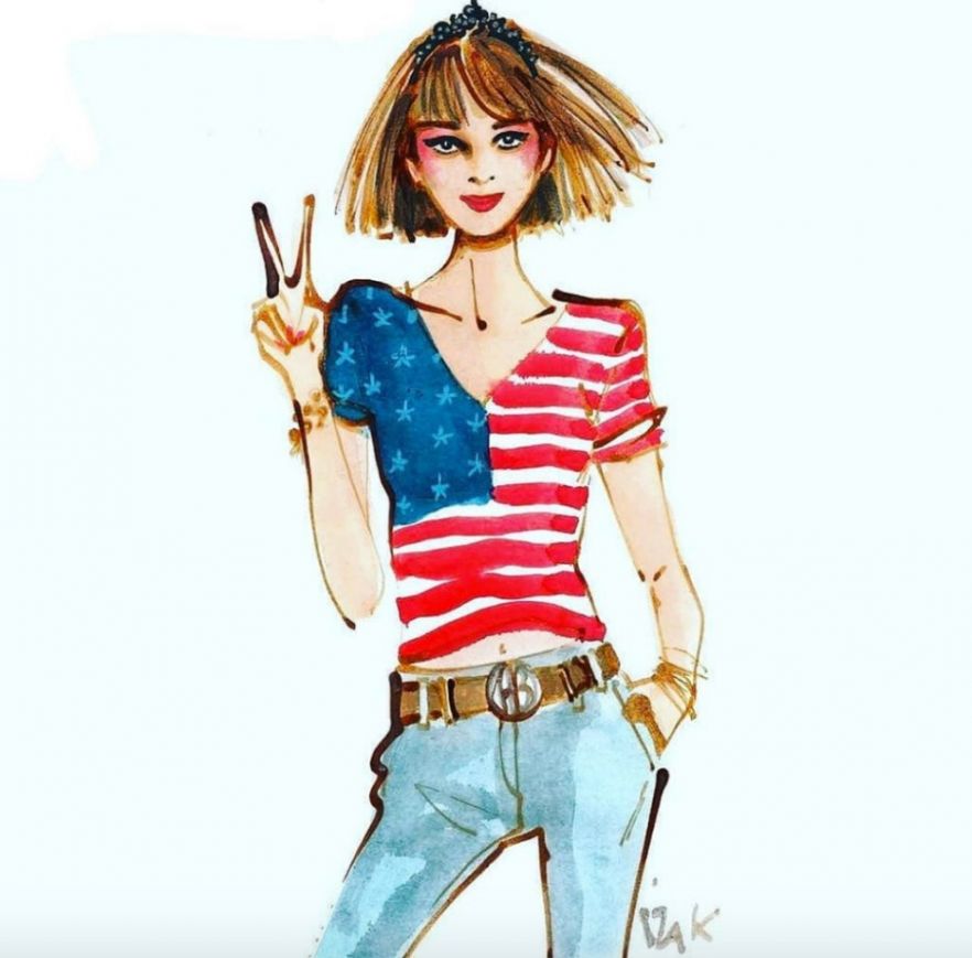 illustration-izak-american-girl.jpg - IZAK | Virginie