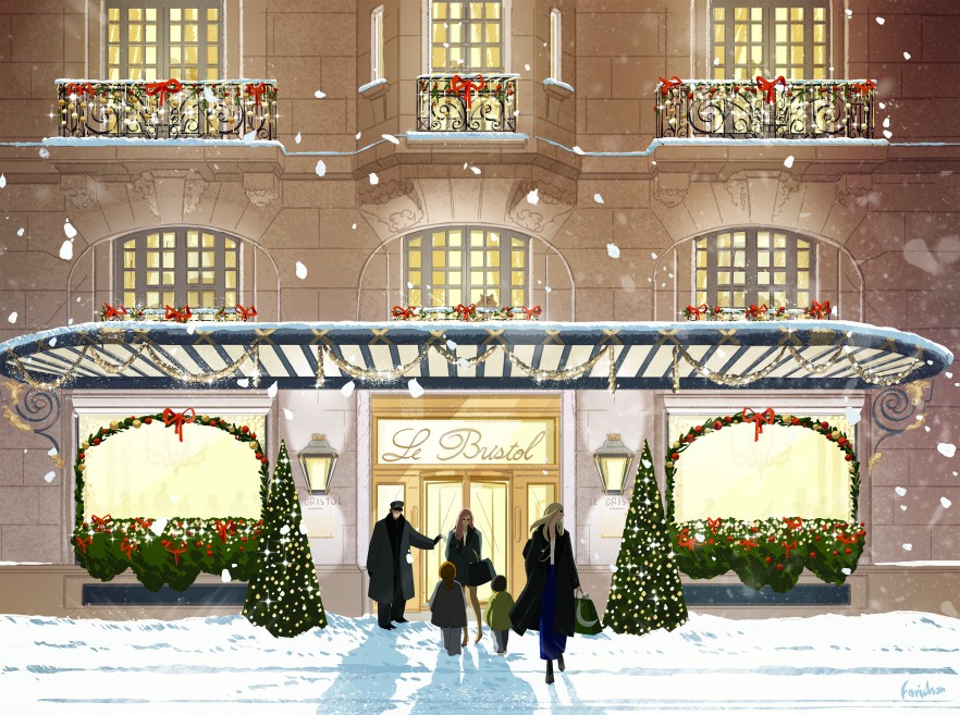 Voeux de l&#39;hôtel Le Bristol à Paris
