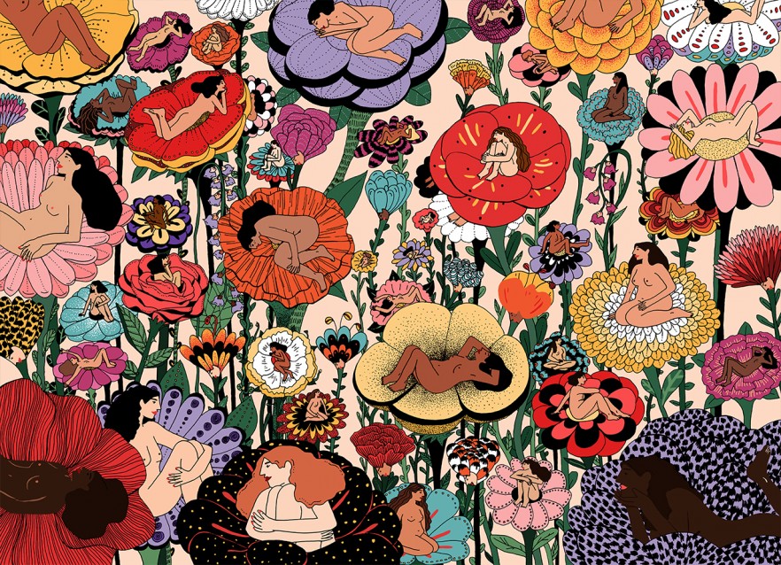 illustration-blandine-pannequin-femmes-fleurs.jpg - Blandine&#x20;PANNEQUIN | Virginie